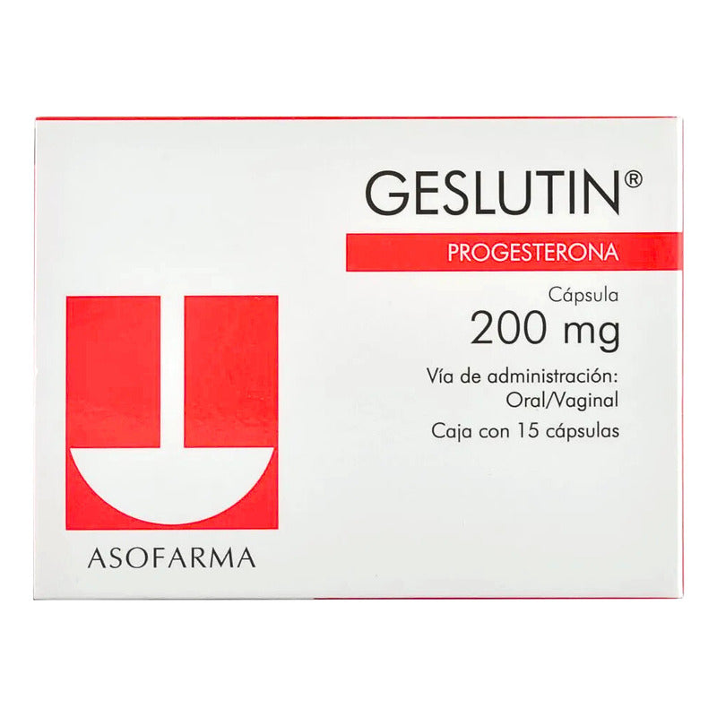 Geslutin Cápsula 200 Mg Caja Con 15 Cápsulas