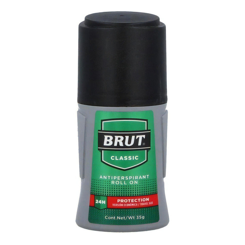Antitranspirante Brut Classic Roll-on Con 35 G