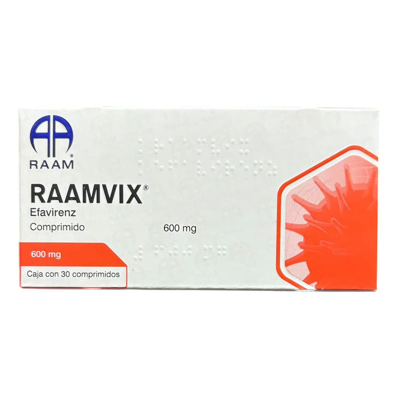 Raamvix Efavirenz 600mg Con 30comp