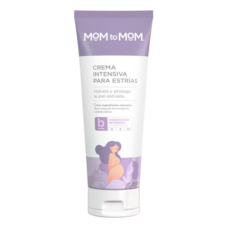 Mom To Mom Crema Antiestrías Para Embarazo Etapa B De 250ml