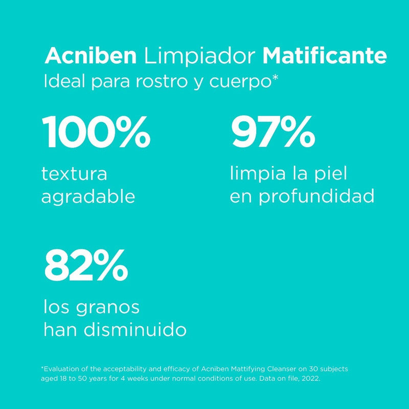 Isdin Acniben Limpiador Matificante Piel Grasa Gel 200ml