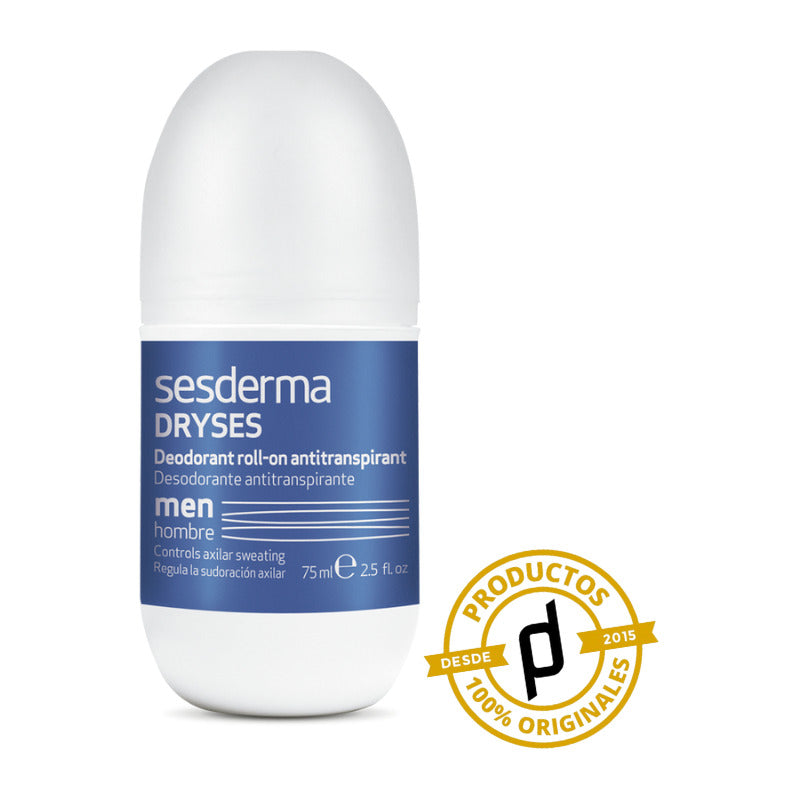 Sesderma 2×1 Dryses Hombre Roll-on Antitranspirante 2x75ml Neutro