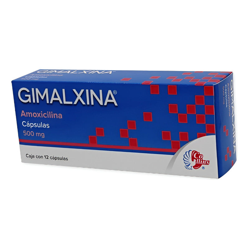 Gimalxina Amoxicilina 500mg 12 Cápsulas