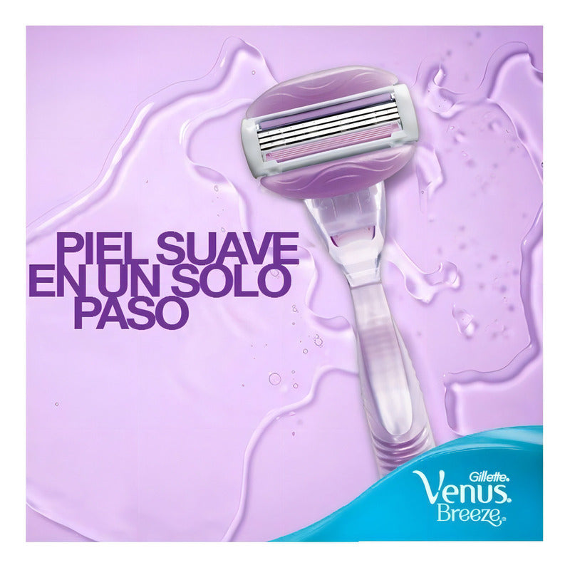 Rastrillo Gillette Venus Mujer 5 Cartuchos Y 1 Rastrillo