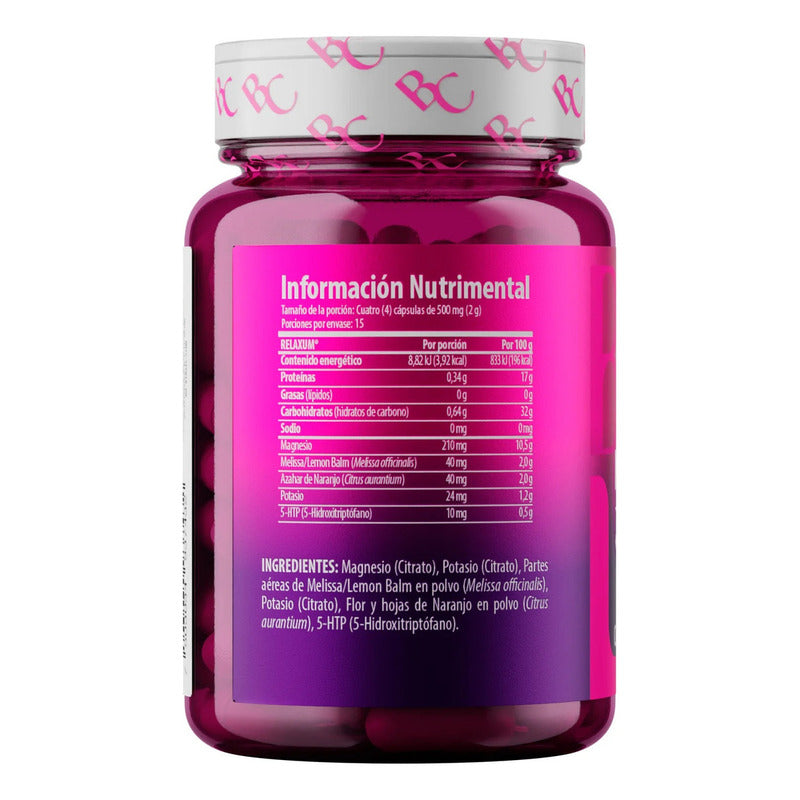 Solanum Belacaps Citrato De Magnesio + Lemon Balm 60caps Sin Sabor