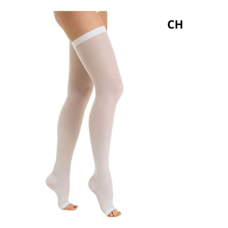 Medias Antiembolicas Leroy Hasta El Muslo Tipo Largo