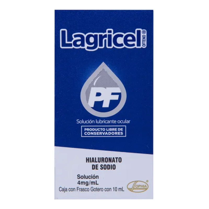 Lagricel Lubricante Ocular Hialuronato De Sodio Solución