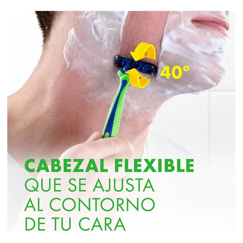 Rastrillos Desechables Gillette Prestobarba 3 Con 16 Piezas