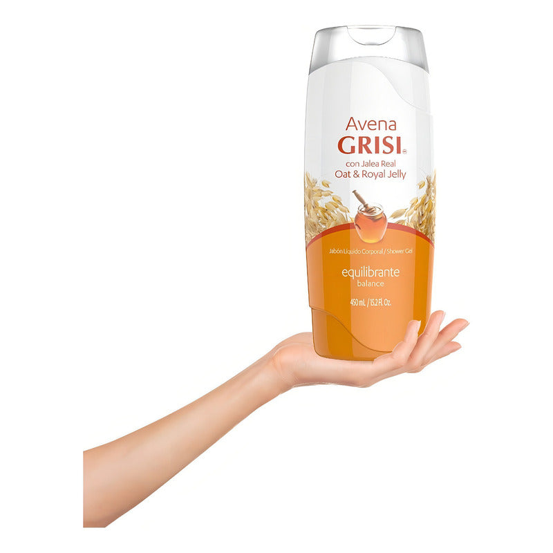 Jabón Líquido Corporal Grisi Avena 450ml