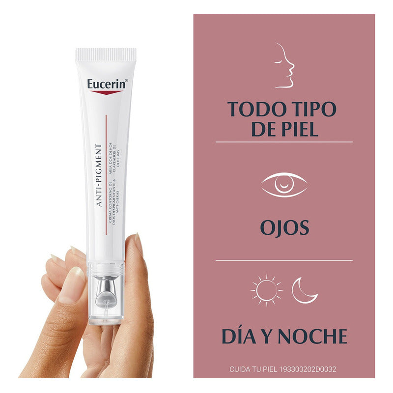 Eucerin Anti-pigment Crema Facial Anti-ojeras 15ml - Todo Tipo De Piel - Día/noche