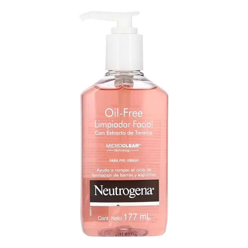 Neutrogena Limpiador Facial Oil Free Anti Acné 177 Ml - Grasa