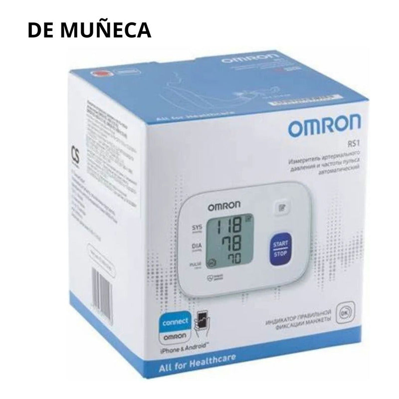 Baumanometro Omron De Muñeca Rs1 Color Blanco Blanco