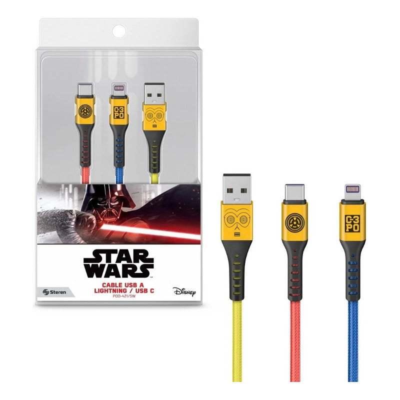 Cable Steren Usb 1m Pod-421/sw Micro Usb