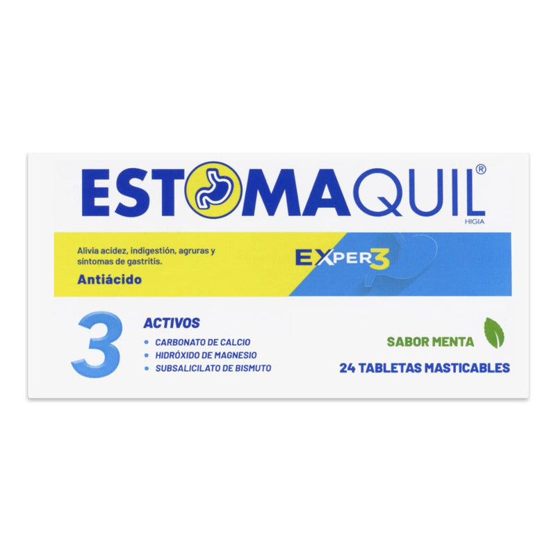 Estomaquil Antiácido Sabor Menta 24tabs