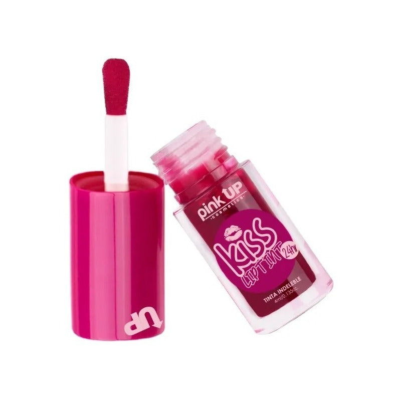 Tinta Indeleble Para Labios Kiss Lip Tint Pink Up Color Bloom