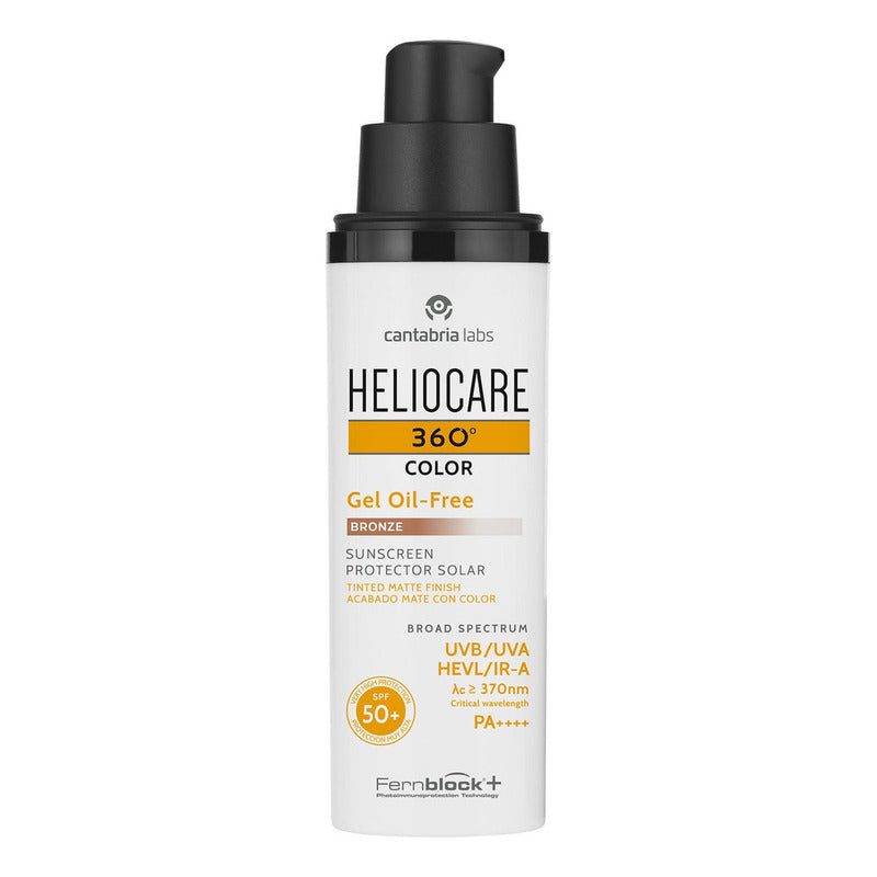 Heliocare 360 Gel Oil-free Color Bronze Spf 50 50 Ml