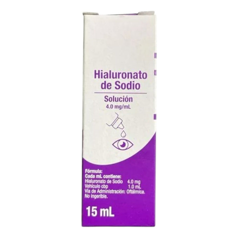 Hialuronato De Sodio Solución 4.0mg Frasco Con Gotero 15ml