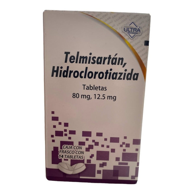 Telmisartan Con Hidroclorotiazida 80/12.5mg 14 Tabs