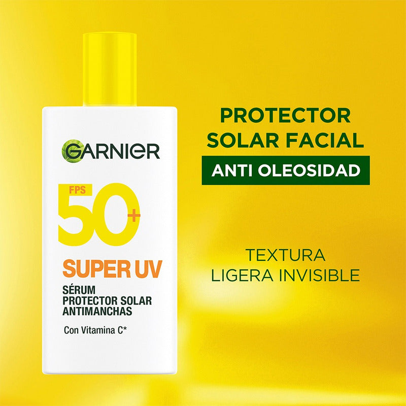 Garnier Protector Solar Super Uv Fluido Invisible Fps50+ 40 Ml