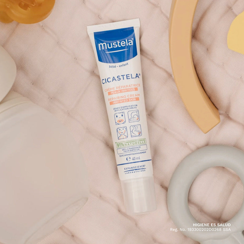 Mustela Cicastela Crema Reparadora Bebé Piel Irritada 40ml