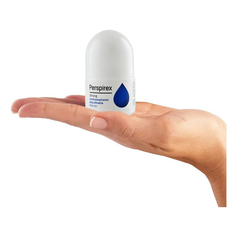 Antitranspirante Extra Efectivo Perspirex Strong Roll On 20ml Unisex / Sudoración Excesiva ( Hiperhidrosis ) Y Mal Olor En Axilas ( Bromhidrosis ) - Desodorante