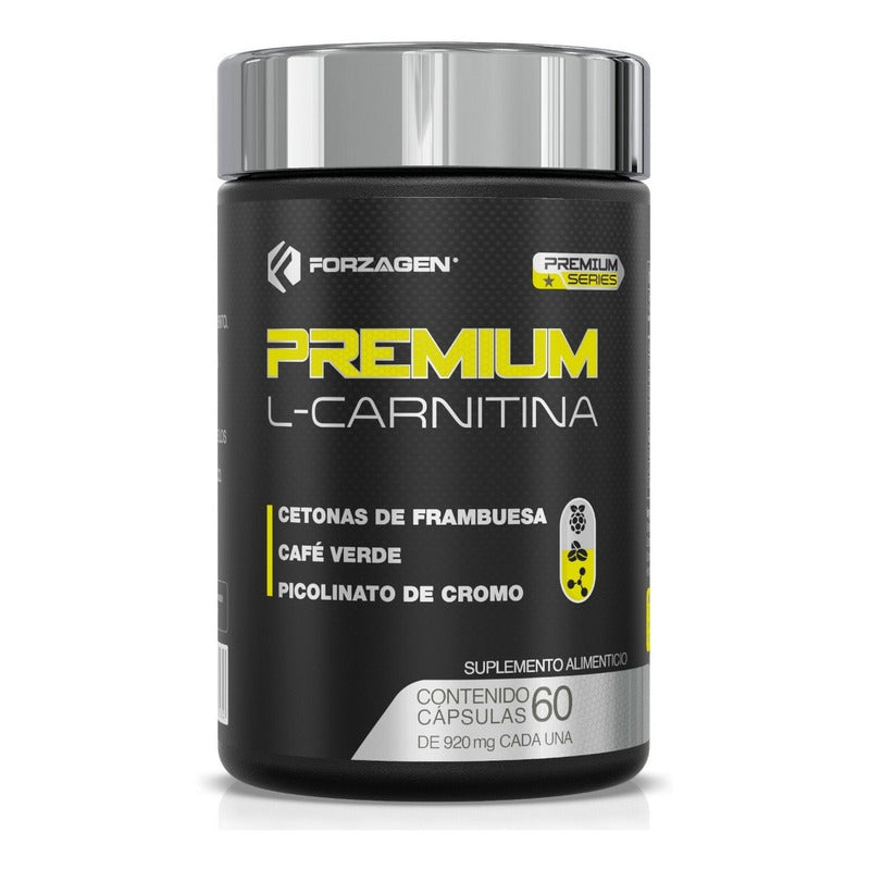 Forzagen Premium Series L-carnitina + Cla-2k 120 Caps | Termogénico Sin Sabor