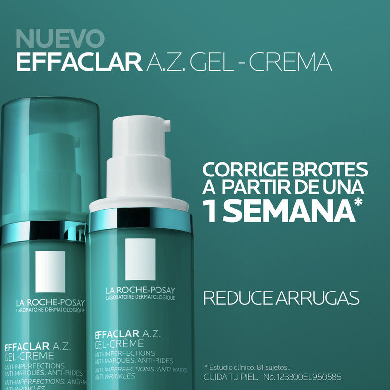 Effaclar Az Gel-crema Para Piel Adulta Con Tendencia Acneica