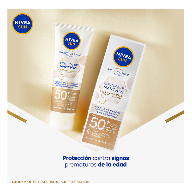 Protector Solar Nivea Luminous630 Fps50 40 Ml Crema