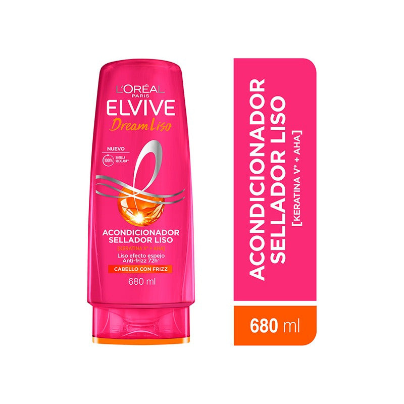 Acondicionador Elvive Dream Liso 680ml L'oréal Paris