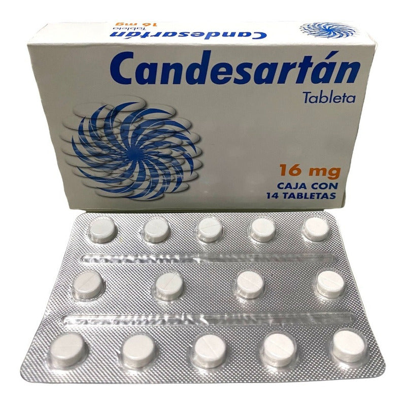 Candesartán Abbott 16mg 14 Tabletas