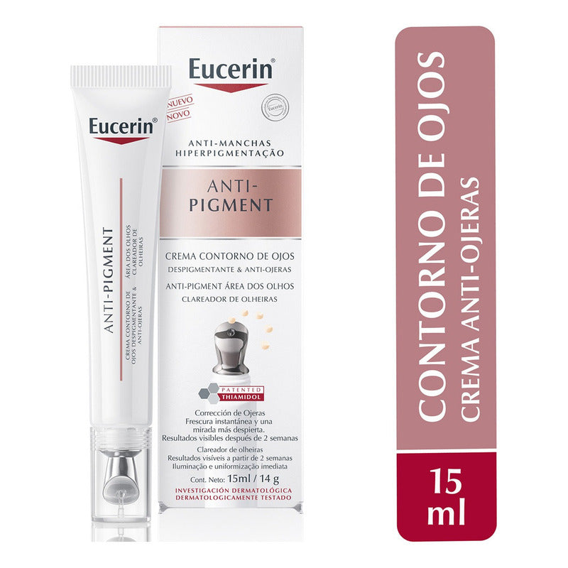 Eucerin Anti-pigment Crema Facial Anti-ojeras 15ml - Todo Tipo De Piel - Día/noche