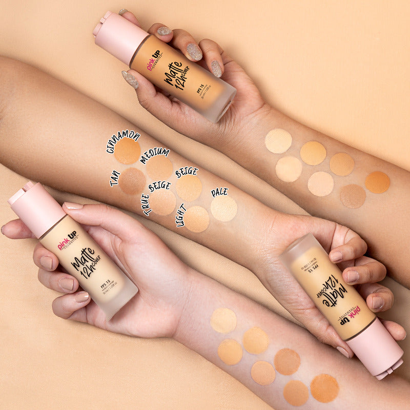 Pink Up Base Líquida Matte 12h 30 Ml