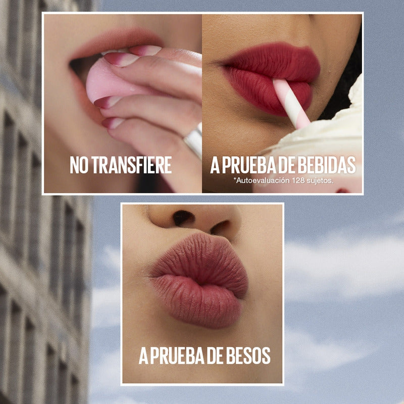 Maybelline Tinta Para Labios Super Stay Teddy Tint 5 Ml, Dura 12h, Textura Suave, No Transferencias