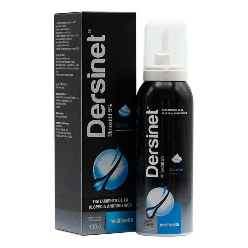 Tratamiento De La Alopecia Dersinet Minoxidil5% 100gr