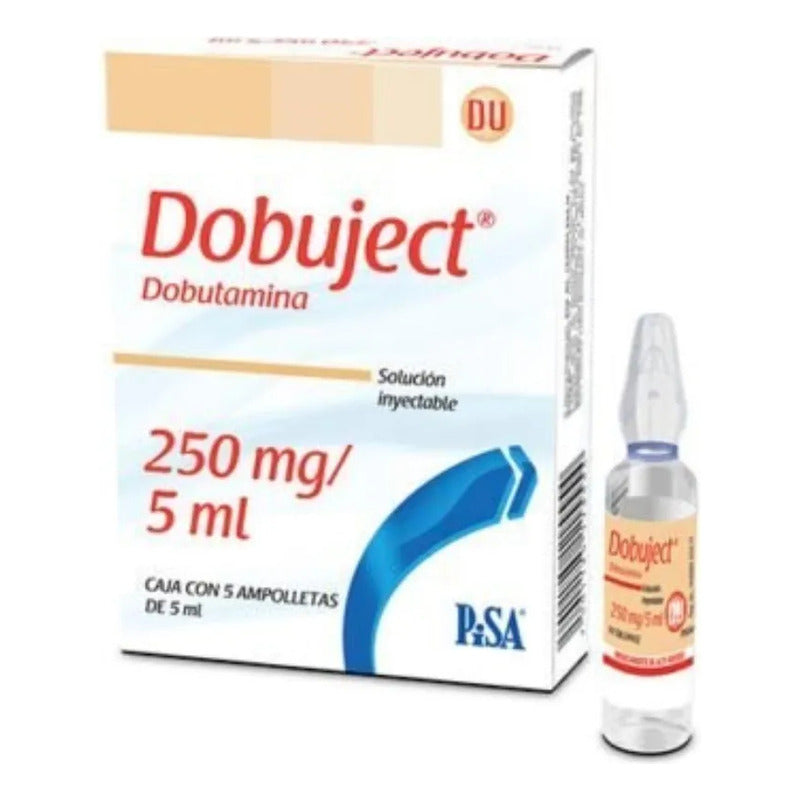 Dobuject Dobutamina 250mg/5ml 5amp