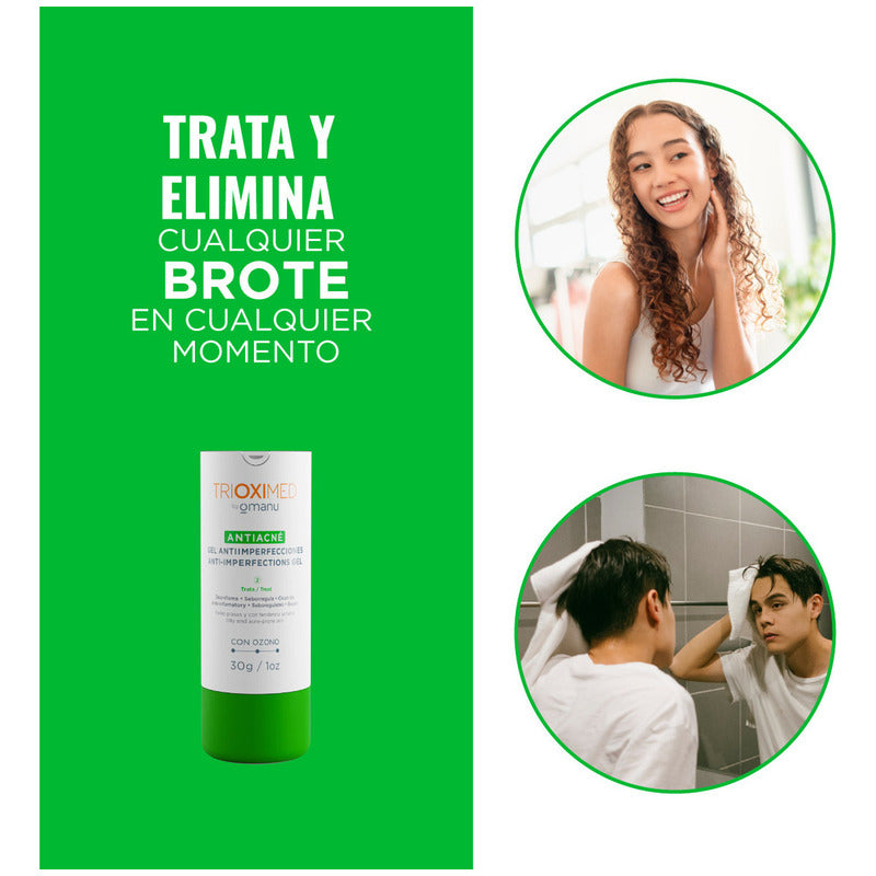 Trioximed Gel Antiimperfecciones, Controla Brotes En Piel Grasa, 30 G