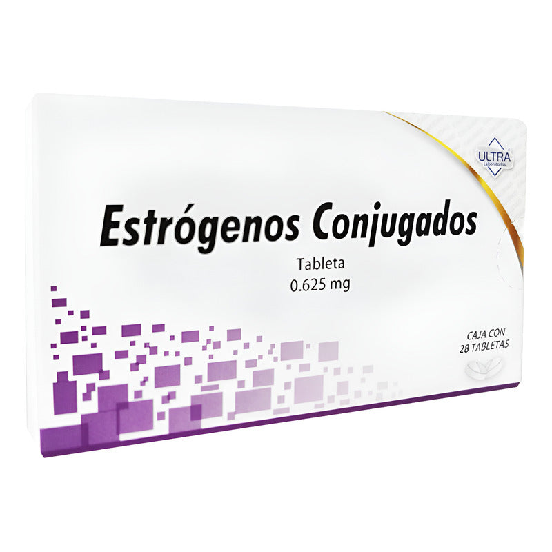 Estrógenos Conjugados 0.625mg 28 Tabletas