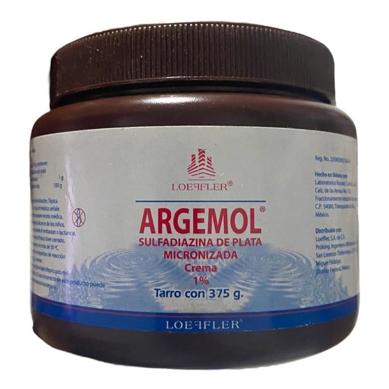 Argemol Sulfadiazina De Plata Micronizada Crema 1% 375gr
