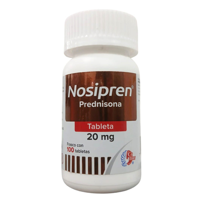 Prednisona 20 Mg Nosipren 100 Tabletas Generico Meticorten