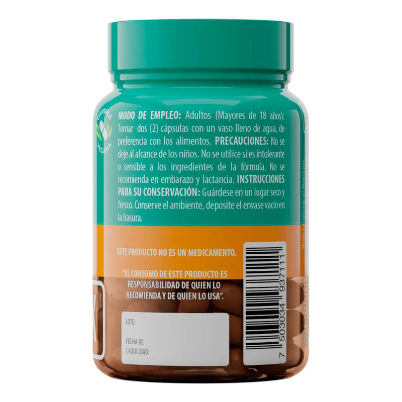 Citrato De Potasio 60 Caps Vegetales Solanum Menta