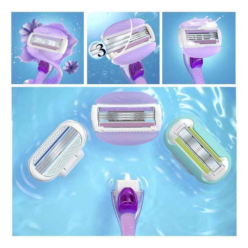 Rastrillo Gillette Venus Mujer 5 Cartuchos Y 1 Rastrillo