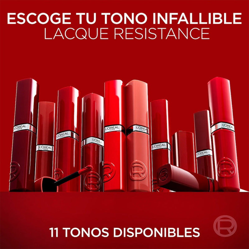 L'oréal Labial Líquido Brillante Larga Duración Rouge420 Rouge Paris 420