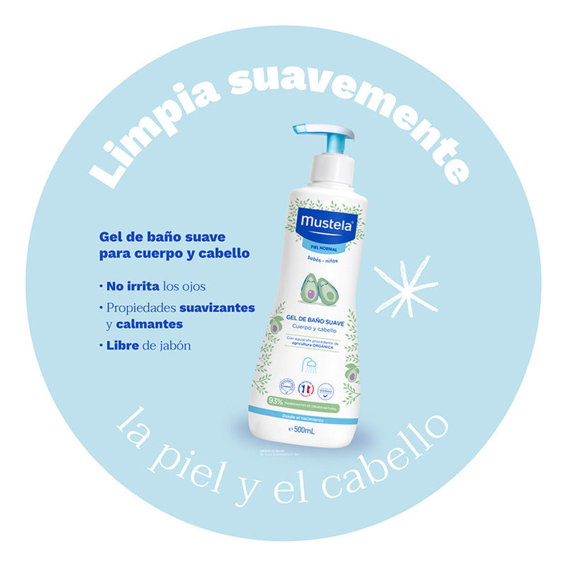 Mustela Gel De Baño Bebé Piel Normal 500ml