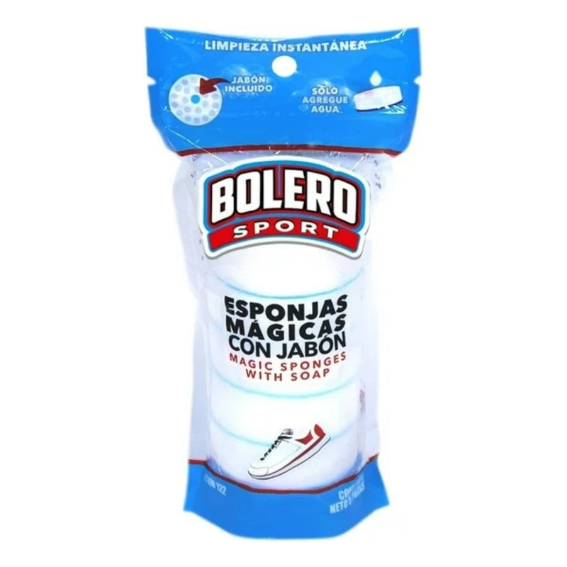 Esponjas Mágicas Con Jabón Para Calzado 5pzs Bolero