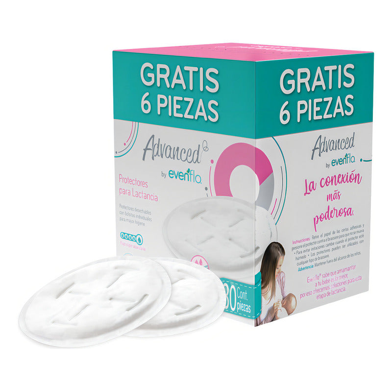 Protectores Para Lactancia Evenflo 30 Piezas