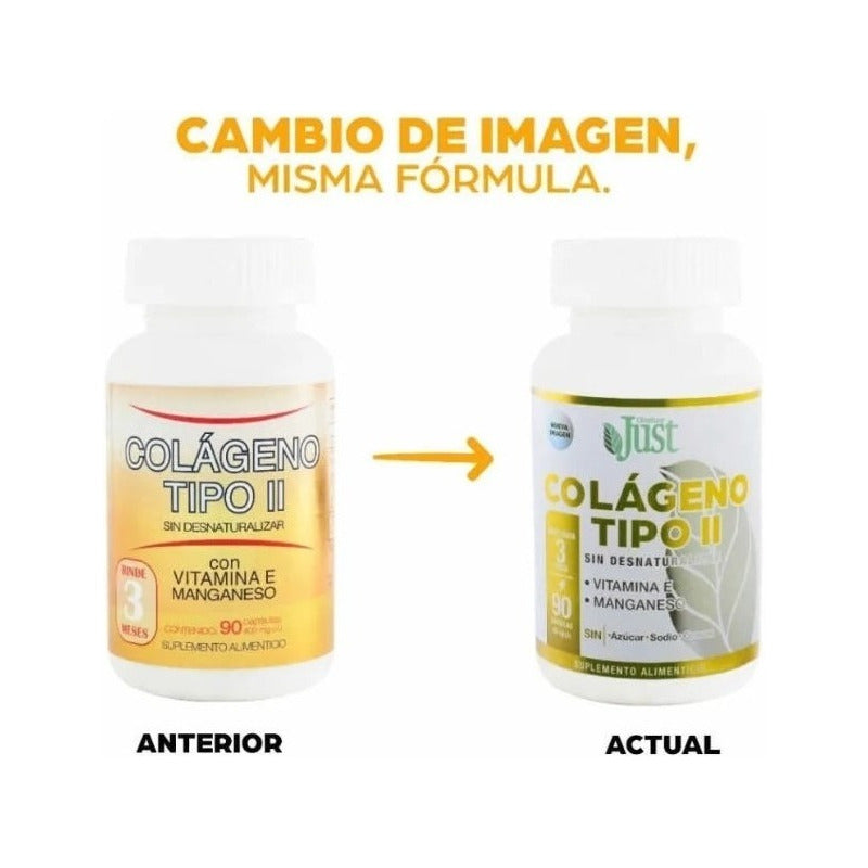 Colágeno Tipo 2 Premium. Sin Desnaturalizar 90 Cápsulas Olnatura Just Natural