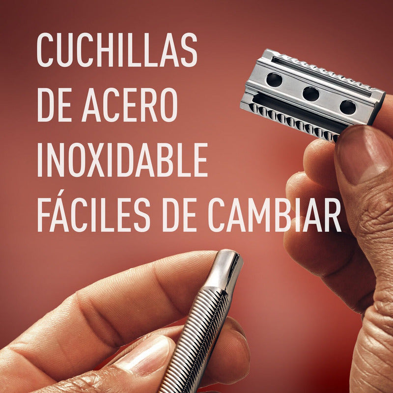 Rastrillo Clásico King C. Gillette + 5 Navajas