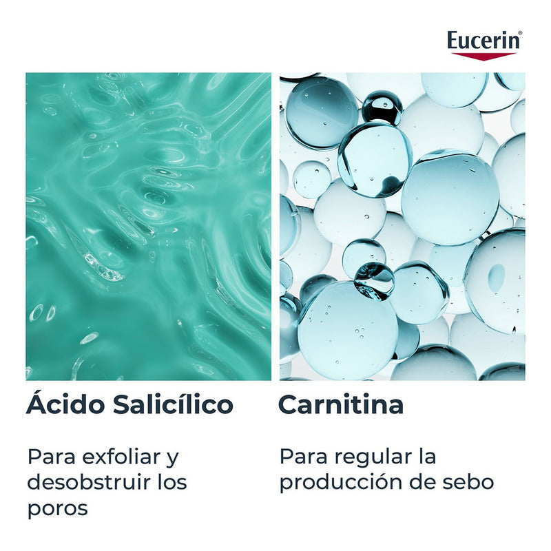 Eucerin Dermopure Fluido Facial Matificante 40ml, Piel Grasa Grasa Día/noche