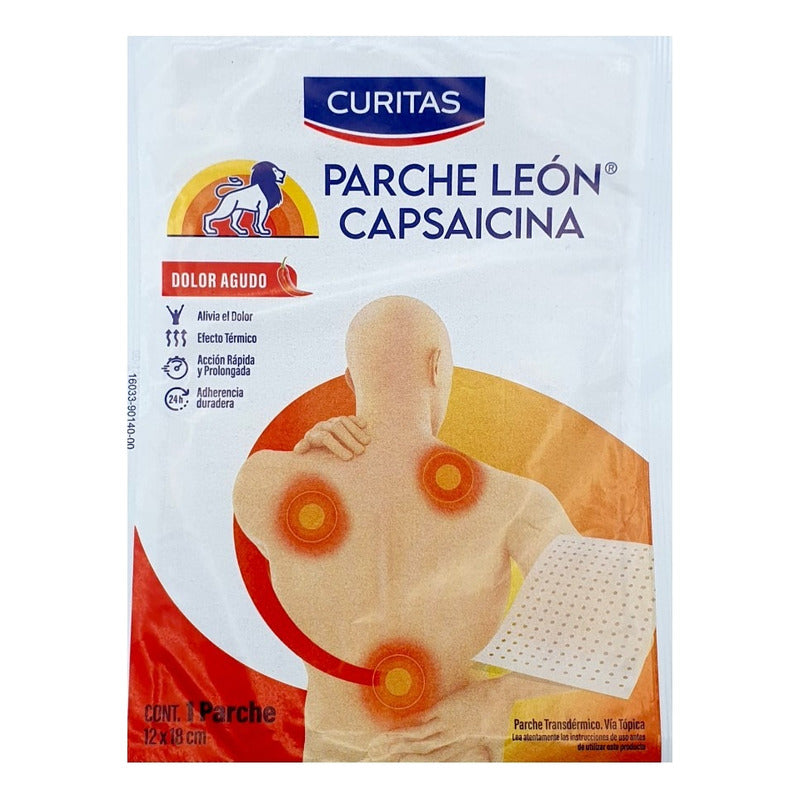 Curitas Parche Leon Capsaicina
