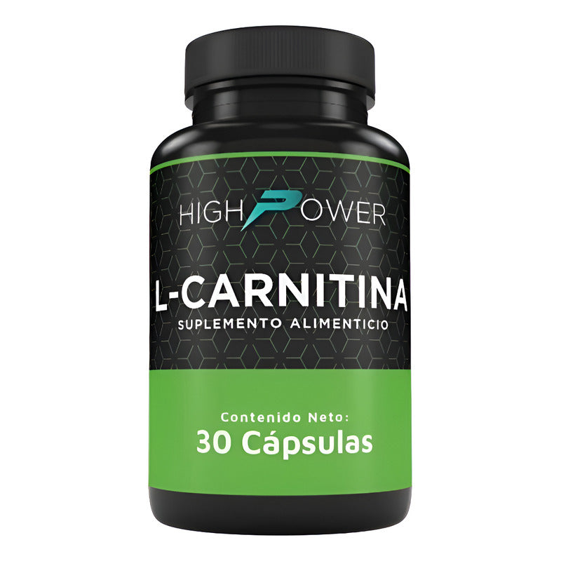 L-carnitina High Power Suplemento 30 Caps Sin Sabor